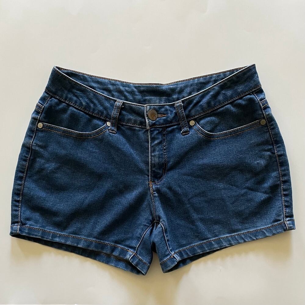 Faded Glory Stretch Fit Blue Denim Shorts ~ Size 4
